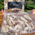 8Veggiez frozen vegetable IQF MUSHROOM SHIITAKE - JAMUR SHITAKE 500g 8 Veggiez (new packaging)